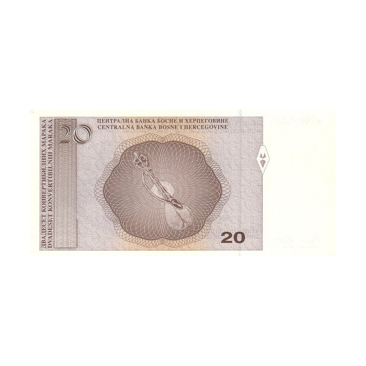 Bosnien Hercegovina 20 Maraka 1998 P66