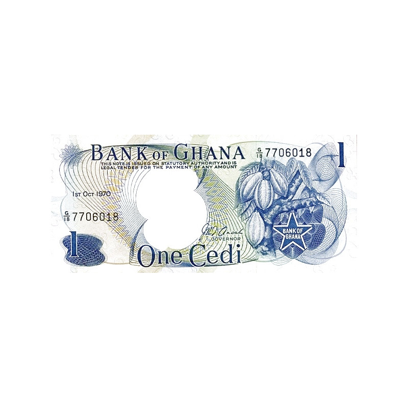 Ghana 1 Cedi 1970 P-10c