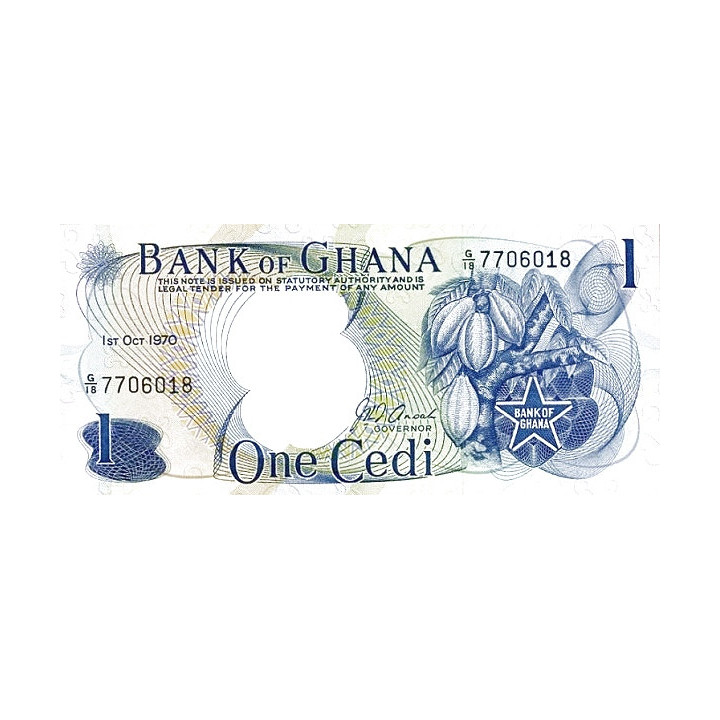 Ghana 1 Cedi 1970 P-10c