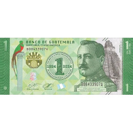 Guatemala 1 Quetzal 2024 P129