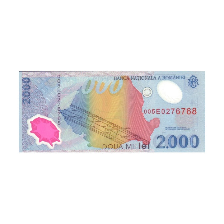 Romania 2000 Lei 1999 P111a