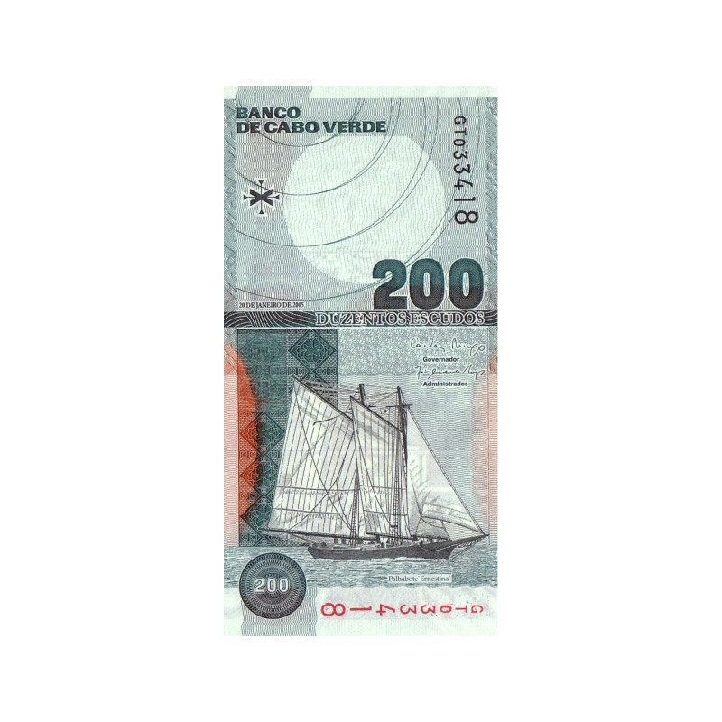 Kap Verde 200 Escudos 2005 P68