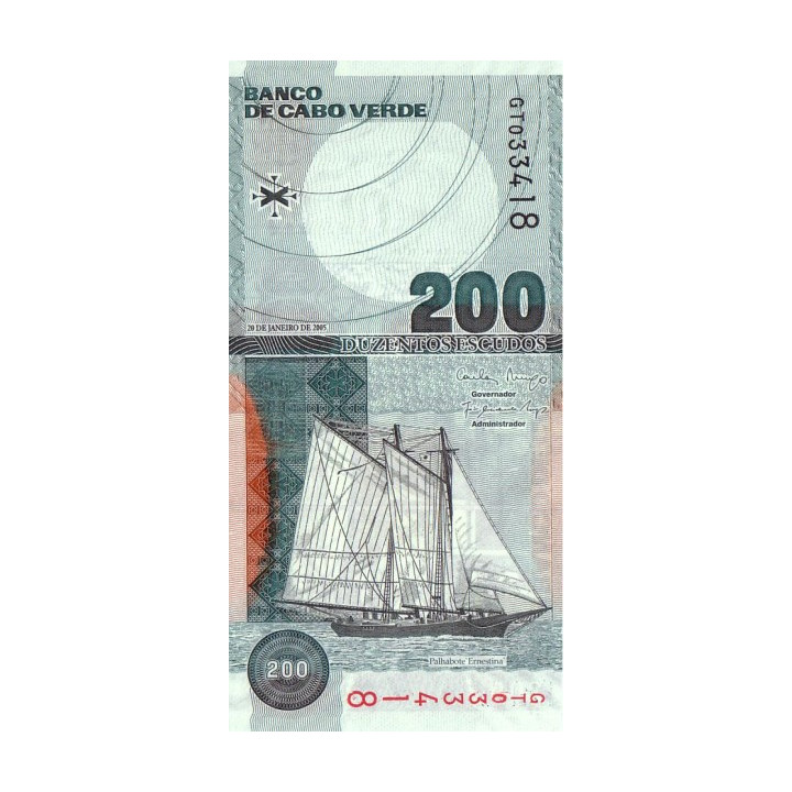 Kap Verde 200 Escudos 2005 P68
