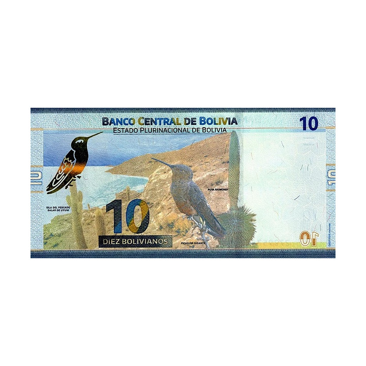 Bolivia 10 Bolivianos 2024 P248b