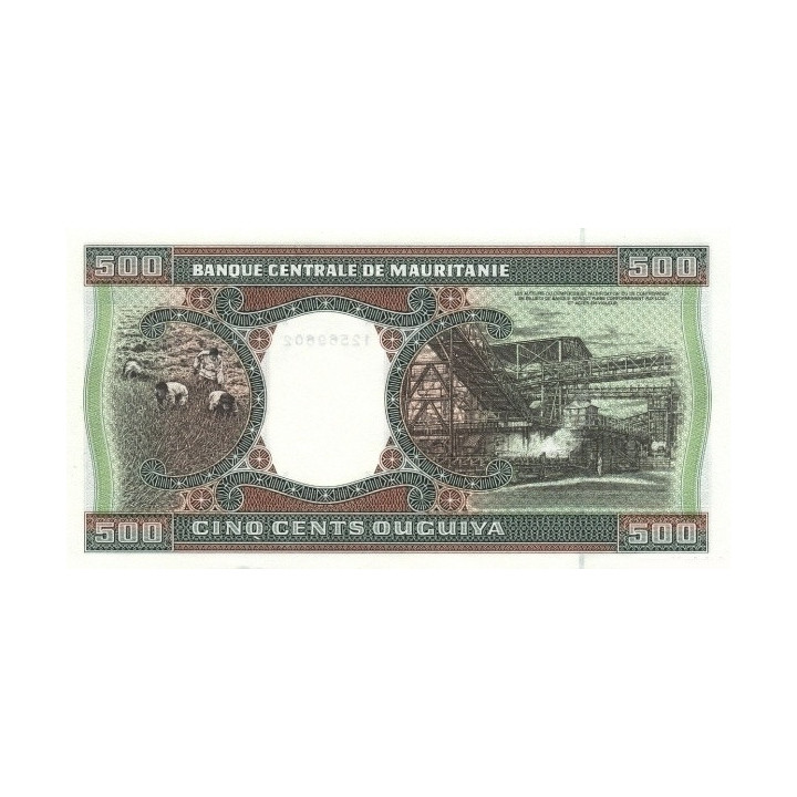 Mauritania 500 Ouguiya 2002 P8c