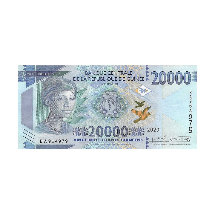 Guinea 20000 Francs 2020 P50c