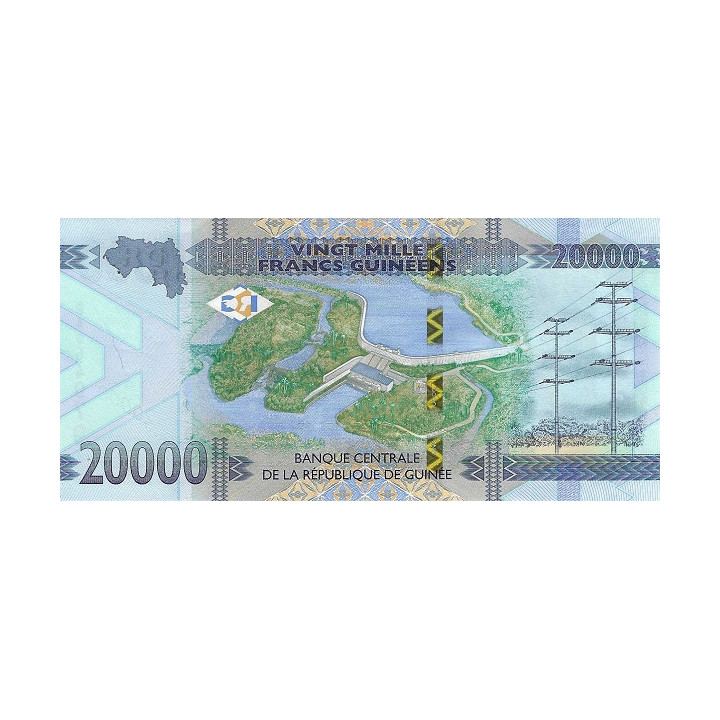 Guinea 20000 Francs 2020 P50c