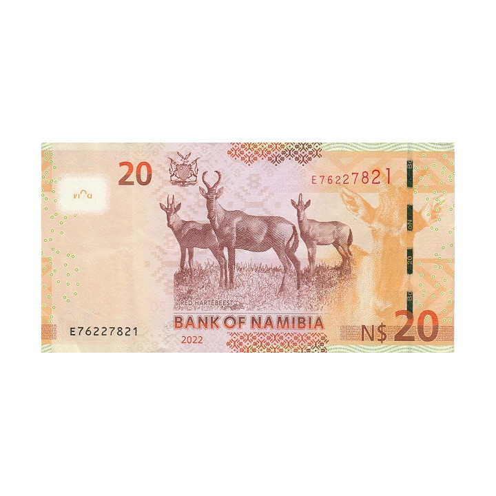Namibia 20 Dollars 2022 P17c