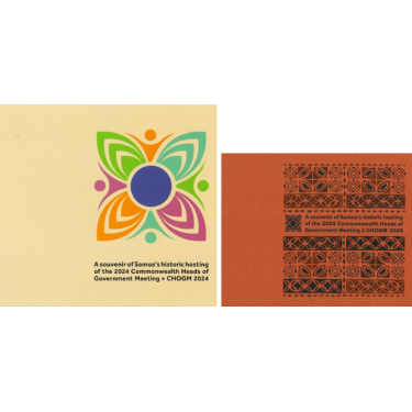 Samoa Set 5-10-20-60 Tala 2024 CHOGM with folder