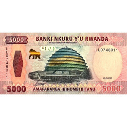 Rwanda 5000 Francs 2024 P45