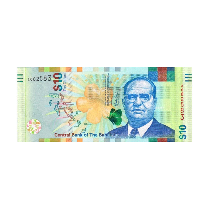 Bahamas 10 Dollars 2016 P79