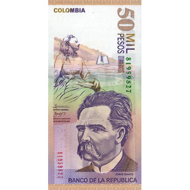 Colombia 50000 Pesos 2009 P455m