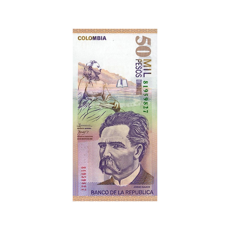 Colombia 50000 Pesos 2009 P455m