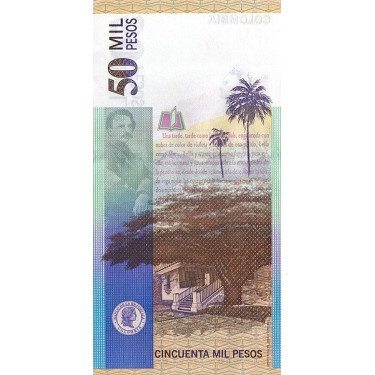 Colombia 50000 Pesos 2009 P455m
