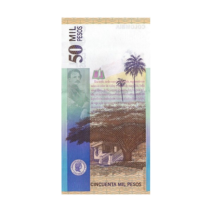Colombia 50000 Pesos 2009 P455m