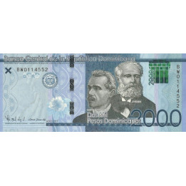 Dominikanska Republiken 2000 Pesos 2017 P194
