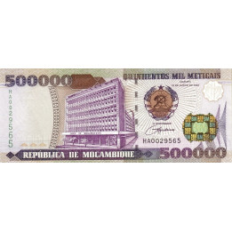 Mozambique 500 000 Meticais 2003 P-142