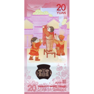 China 20 Yuan 2025 P921