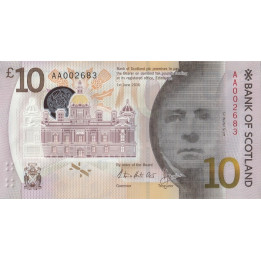 Scotland 10 Pounds 2016 P131