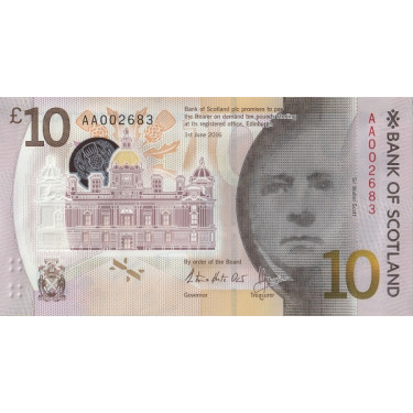 Skottland 10 Pounds 2016 P131