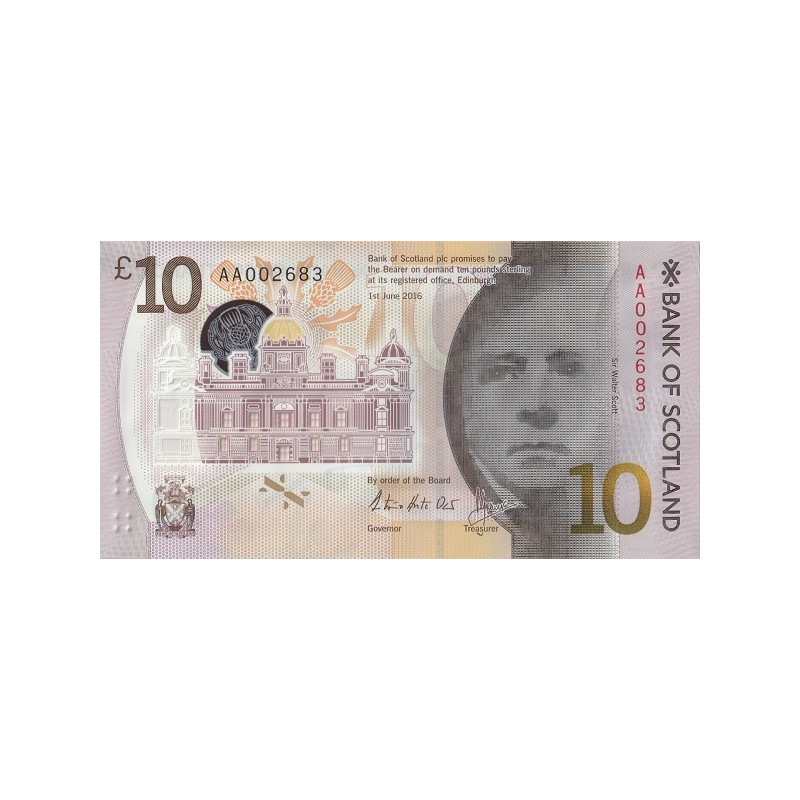 Scotland 10 Pounds 2016 P131