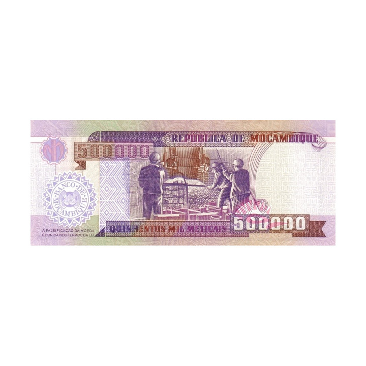 Mozambique 500 000 Meticais 2003 P-142