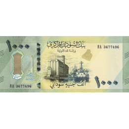 Sudan 1000 Sudanesiska Pund 2024 P87