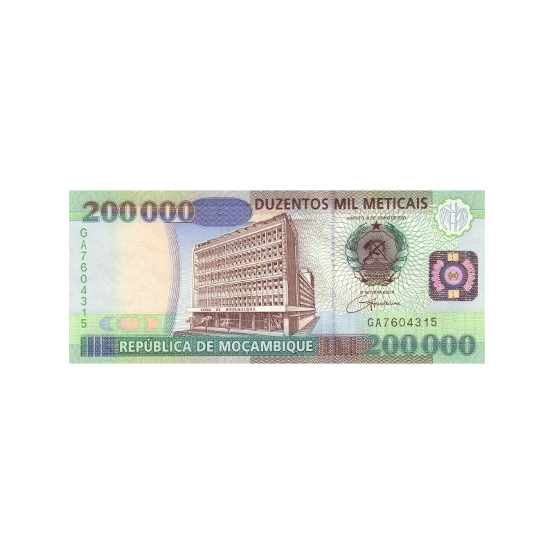 Mozambique 200 000 Meticais 2003 P-141