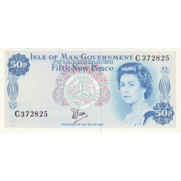 Isle of Man 50 Pence ND 1979 P33