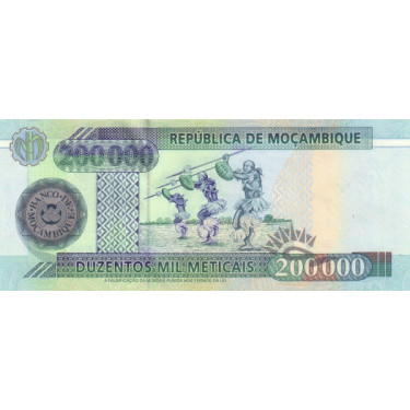Mozambique 200 000 Meticais 2003 P-141