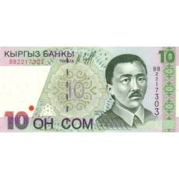 Kirgizistan 10 Som 1997 P14
