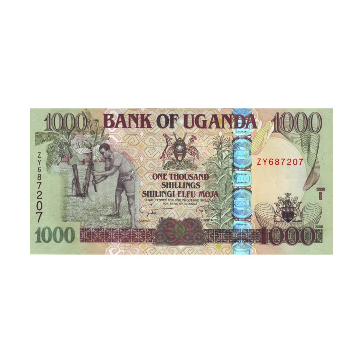 Uganda 1000 Shillings 2008 P43c