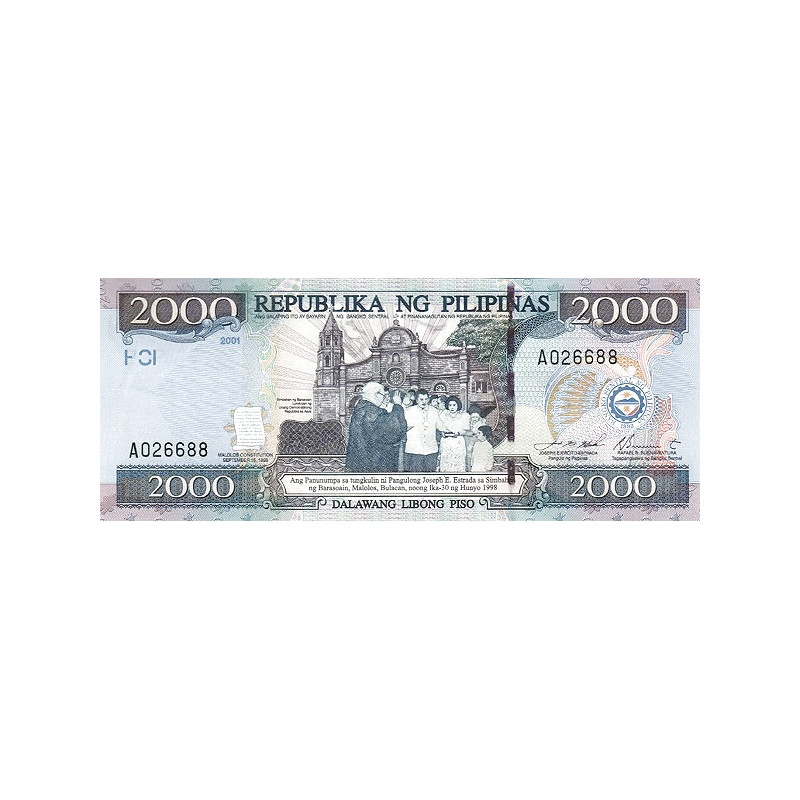 Filippinerna 2000 Piso 2001 P189c