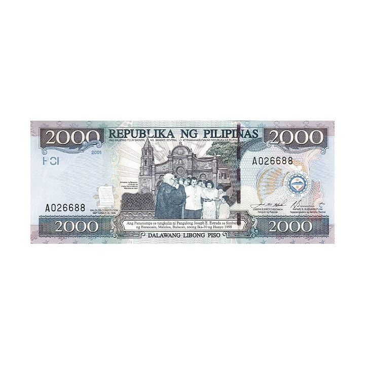 Filippinerna 2000 Piso 2001 P189c