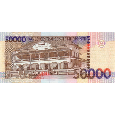 Sao Tome e Principe 50 000 Dobras 1996 P-68a