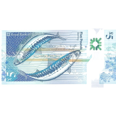 Skottland 5 Pounds 2016 RBS P370