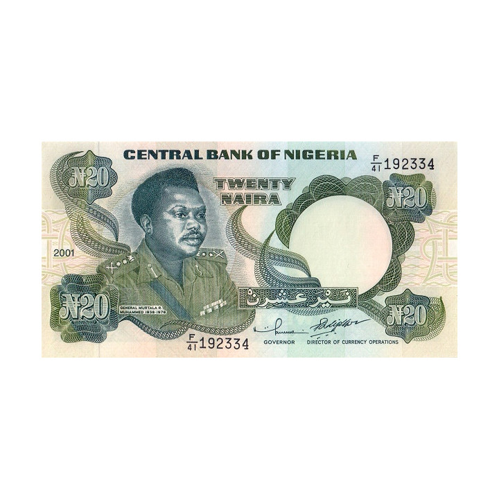 Nigeria 20 Naira 2001 P26g