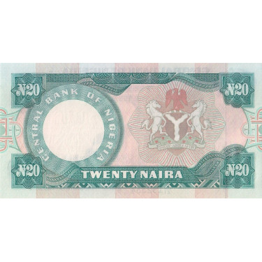 Nigeria 20 Naira 2001 P26g