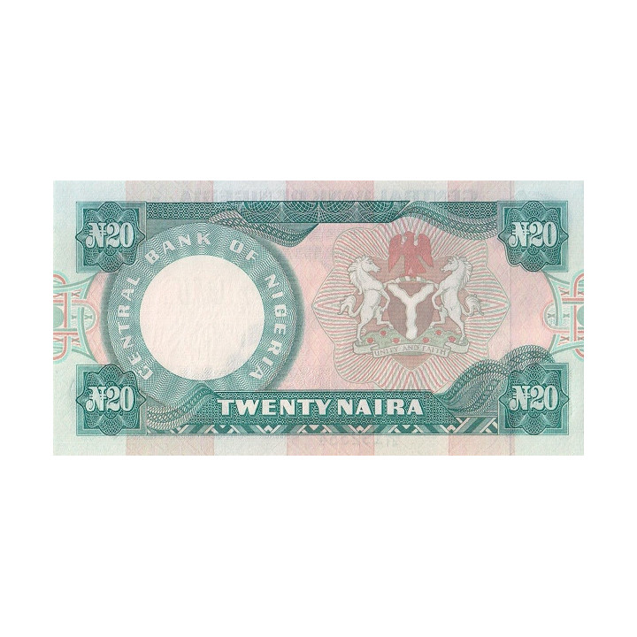 Nigeria 20 Naira 2001 P26g