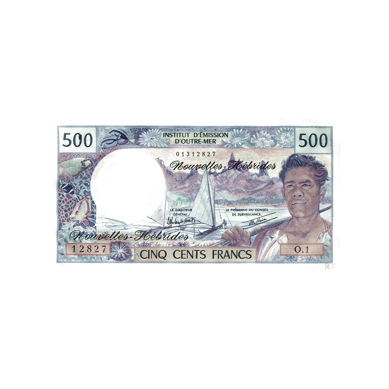 Nya Hebriderna (Vanuatu) 500 Francs 1981 P19c