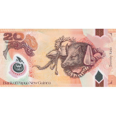 Papua New Guinea 20 Kina 2021 P53