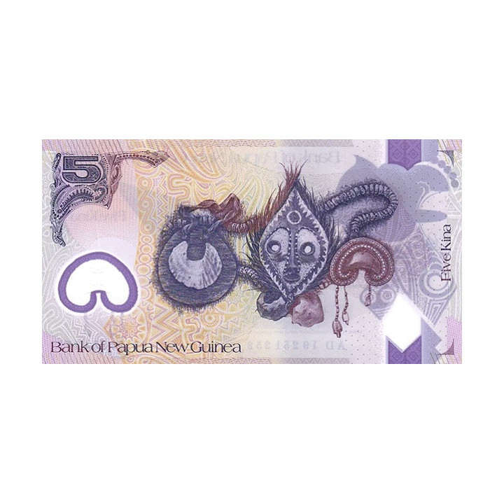 Papua New Guinea 5 Kina 2021 P51c