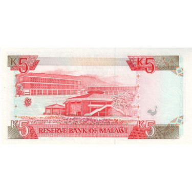 Malawi 5 Kwacha 1994 P24b