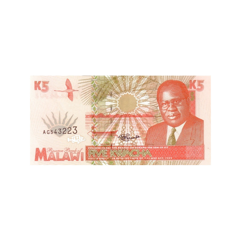 Malawi 5 Kwacha 1995 P30