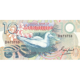 Seychelles 10 Rupees ND 1983 P28
