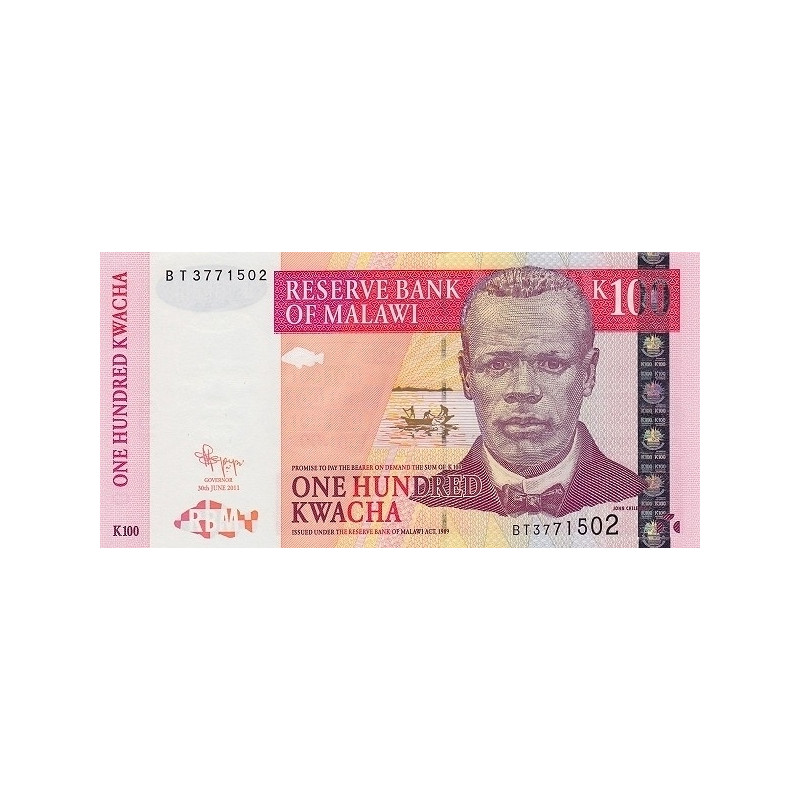 Malawi 100 Kwacha 2011 P54c
