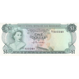 Bahamas 1 Dollar 1974 P35a2