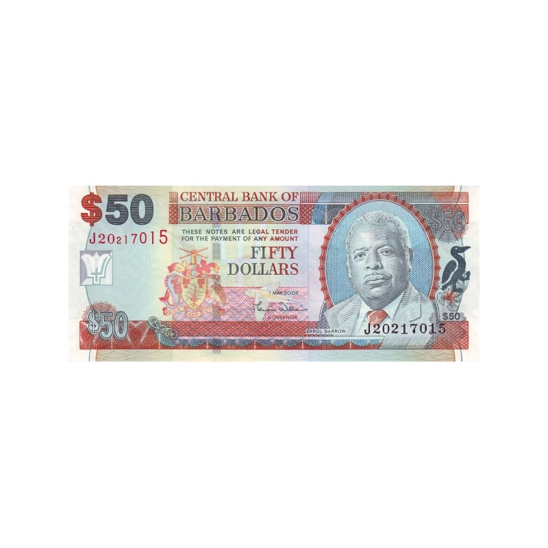 Barbados 50 Dollars 2007 P70a