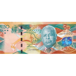 Barbados 50 Dollars 2016 P79