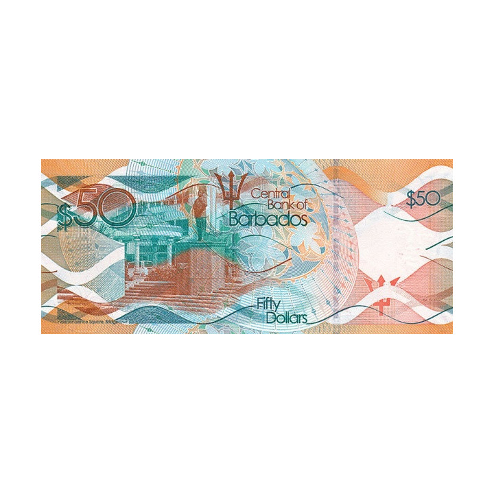 Barbados 50 Dollars 2016 P79